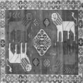 thumbnail image 1 of Ahgly Company Indoor Square Animal Gray Traditional Area Rugs, 4' Square, 1 of 1
