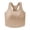 Beige, variant on Women's Seamless Layering Tank Top for Daily Wear – Flexible Fit Light Breathable Inner Layering Vest for Yoga and Activities