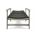 thumbnail image 5 of Savannah Outdoor Acacia Wood and Wicker Chaise Lounges, Set of 2, Light Gray and Mixed Black, 5 of 5