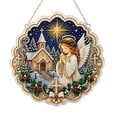 thumbnail image 2 of Christmas Pearl Diamond Art Suncatcher Kit for Adults, Angel Nativity Scene 8 Inch Acrylic Window Hanging Ornament, DIY Xmas Holiday Craft Kit for Christmas Home Wall Door Festive Party Decor, 2 of 8