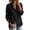 B-Black, variant on TEAJOPSUU Women's Trendy Cotton Blend Tops Long Sleeve Collared Button Down Shirts Casual Lace Trim Comfy Blouses B-White