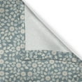 thumbnail image 5 of Ambesonne Ivory and Blue Grommet Curtain, Nature Floral Petals, 50" x 72", Ivory Slate Blue, 5 of 6