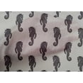 thumbnail image 4 of oneOone Organic Cotton Voile Fabric Sea Horse Block Decor Fabric Printed BTY 42 Inch Wide, 4 of 4