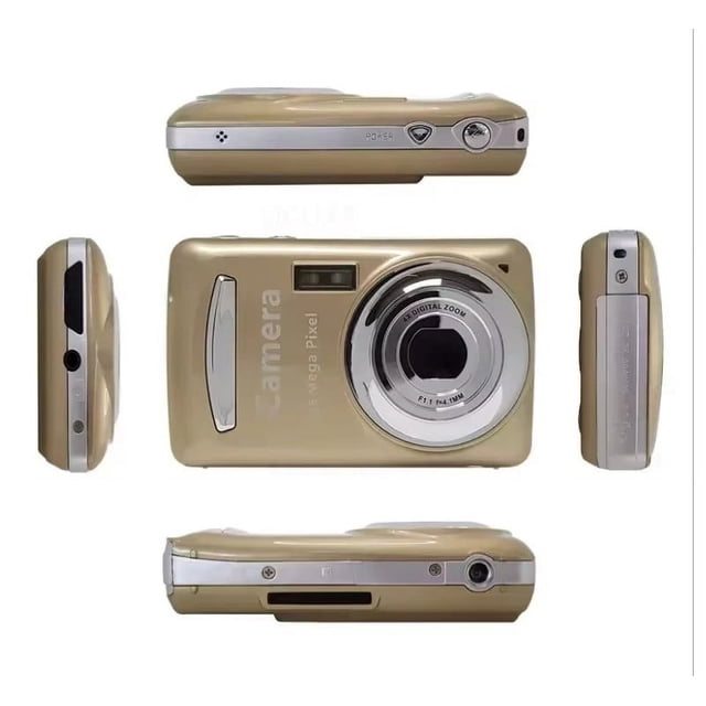 Cámara digital casera de alta definición en 1080p con 16 megapíxeles totalmente automática para fotografía completa.