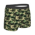 thumbnail image 2 of KLL Camouflage Dinosaur Men's Cotton Boxer Briefs Underwear-, 2 of 8