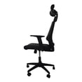 thumbnail image 3 of Sillón Ejecutivo negro con cabecera y descansabrazos en Vinipiel Manuel Delgado Silla oficina, 3 of 3