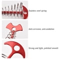 thumbnail image 5 of 10Pcs Deck Anchors Windproof Aluminum Alloy Fishbone Tent Stakes with Spring Buckles, 5 of 5