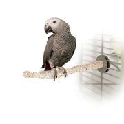 K&H Pet Products Sand Thermo-Perch Bird Cage Perch, Medium, Brown