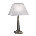 thumbnail image 1 of Stiffel TL-A960-SN Satin Nickel Pearl Suprem Satin Shade Table Lamp, 1 of 1