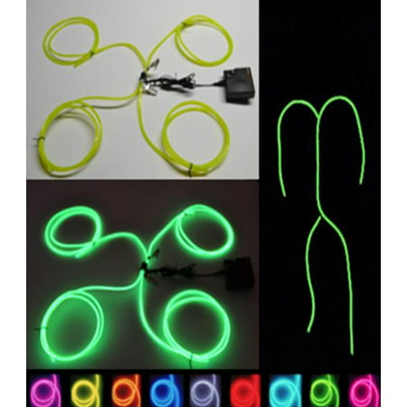 Glowcity Light Up Ninja Stick Figure Costume Lighting Kit With