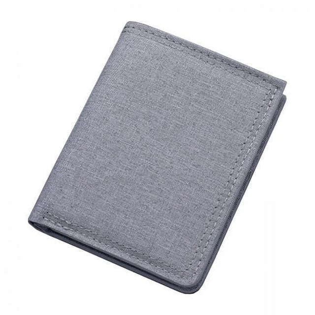 3x Cartera para Hombre, Monedero Corto, Estuche para Tarjetas de Identificación, con Bolsillo para Monedas, Cierre de Botón, Embrague, Plegable, - 3 piezas