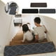 thumbnail image 1 of Xihbxyly Peldaños de Escalera Antideslizantes, Amortiguación Suave y Silenciosa, Agarre Fuerte de Tpu, Seguros para Mascotas y Familia, Fáciles de Limpiar, Adhesivo Reutilizable, Tamaño 20 X 76 Cm, P, 1 of 7