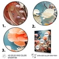 thumbnail image 3 of Designart "Underwater Coral Marine Elegance I" Animals Framed Wall Art - Modern Pink Coral Hallway Framed Wall Art Decor, 3 of 6