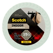 Scotch Indoor Mounting Tape, 0.75 in. x 350 in., White, 1 Roll