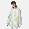 thumbnail image 4 of Picia Color Rabbit Women's Men's UPF 50+ Sun Protection Hoodie Shirt Long Sleeve SPF Fishing Outdoor UV Hiking Lightweight Shirts-XX-Large, 4 of 9