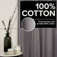 thumbnail image 3 of Quality Home Cotton Canvas Curtains, 3 of 5