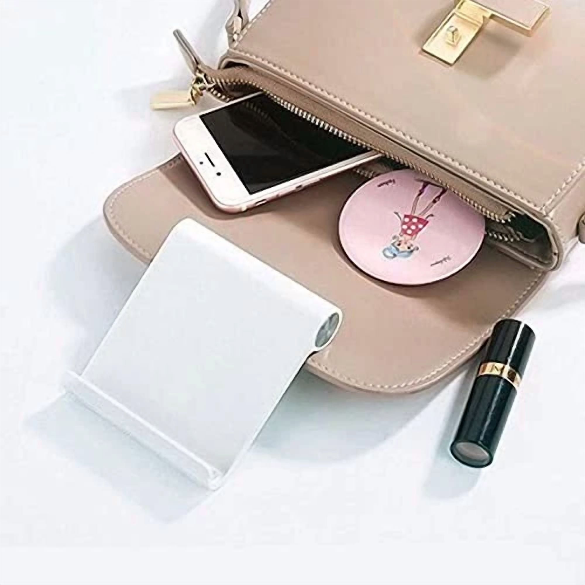 RHEA- Cell Phone Stand Holder, Cellphone Holder Adjustable Desktop Phone Stand White