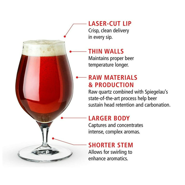 Spiegelau Craft Beer Tasting Kit Glasses, Set Of 3, Lead-free