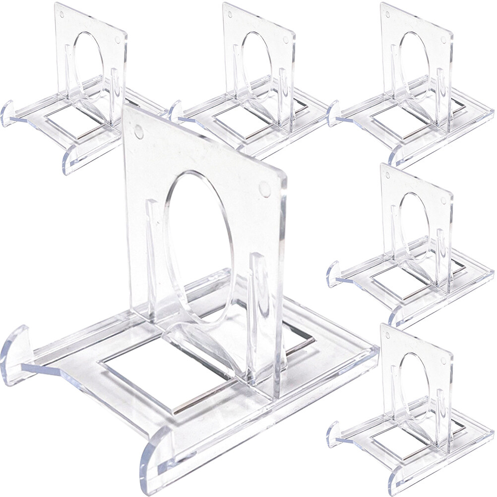6pcs Plastic Easel Stands Display Stands Plate Stands Card Display Easel Holder
