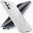 thumbnail image 1 of for Samsung A35 Case, Magnetic Galaxy A35 Case with Screen Protector, Slim Fit Translucent Matte Back Shockproof Phone Cover Compatible with MagSafe (Silver), 1 of 5