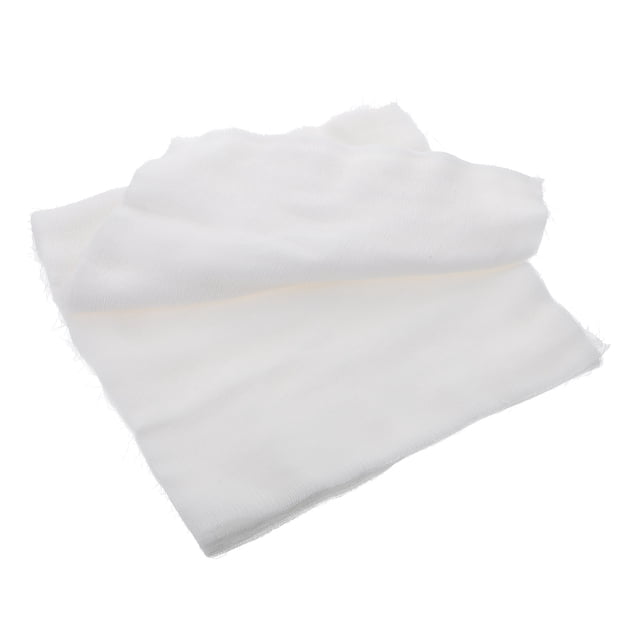 FELTECHELECTR 100 mascarillas de gasa de algodón desengrasantes para salón de belleza profesional (blancas)