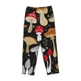 thumbnail image 4 of Balery Various Mushrooms print Women's Pajama Pants,Ultra Lightweight Pjs,Lounge Pant-X-Large, 4 of 9