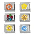 thumbnail image 4 of DIY Flower Italian Charm Links Bracelet Accessary Stainless Steel Jewelry Making, 4 of 21