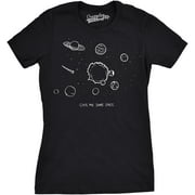 Womens Give Me Some Space T Shirt Funny Planet Science Solar System Stars Tee Womens Graphic Tees