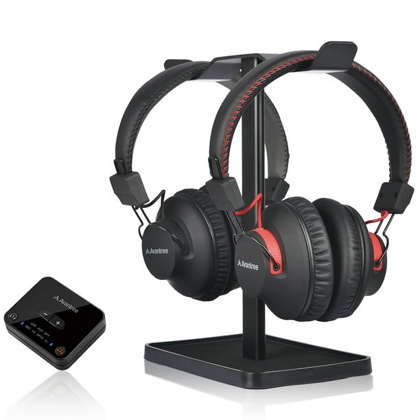 forråde initial dedikation Avantree HT41899 Dual Bluetooth 5.0 Wireless Headphones for TV Watching (Set of 2) with Transmitter (Optical AUX RCA) & Headset Stand, Individual Volume Control, 40Hrs Playtime, Plug n Play, No Delay - Walmart.com forråde initial dedikation Avantree HT41899 Dual Bluetooth 5.0 Wireless Headphones for TV Watching (Set of 2) with Transmitter (Optical AUX RCA) & Headset Stand, Individual Volume Control, 40Hrs Playtime, Plug n Play, No Delay - Walmart.com