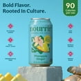 thumbnail image 3 of Nourrir Sparkling Pineapple Ginger Juice, Real Fruit, Tropical Zest & Spiced Warmth, Non-GMO, Gluten-Free, Non-Alcoholic, 90 cals, 0g Added Sugar (12-Pack), 3 of 7