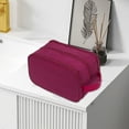 thumbnail image 4 of Sacs pour Femmes, Sac de Toilette pour Femmes, Sac de Toilette de Voyage pour Femmes & Hommes Sac de Rasage Imperméable pour Voyage Sacs de Rangement Pliables avec Poignée, Sacs de Voyage pour Femmes, Sac de Toilette pour Hommes, 4 of 9