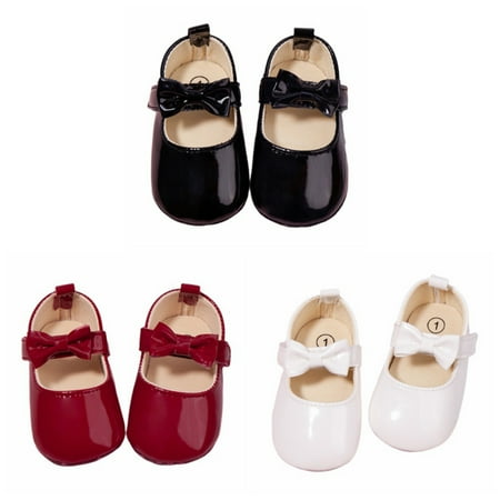 

Baby Girls Flats Soft Non-Slip Sole Princess Shoes