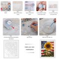 thumbnail image 3 of Paint by Numbers Kit for Adults, Sunflower Against Patriotic Backdrop Paint by Numbers, Easy Paint by Numbers Kit for Adults Beginner, DIY Adult Paint by Number Kits on Canvas, Home Decor, 3 of 7