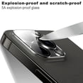 thumbnail image 4 of KIQ 2 Pack CLEAR Tempered Glass Screen Protector Cover for the Rear / Back Camera Lens Compatible with Google Pixel 8a, 4 of 5