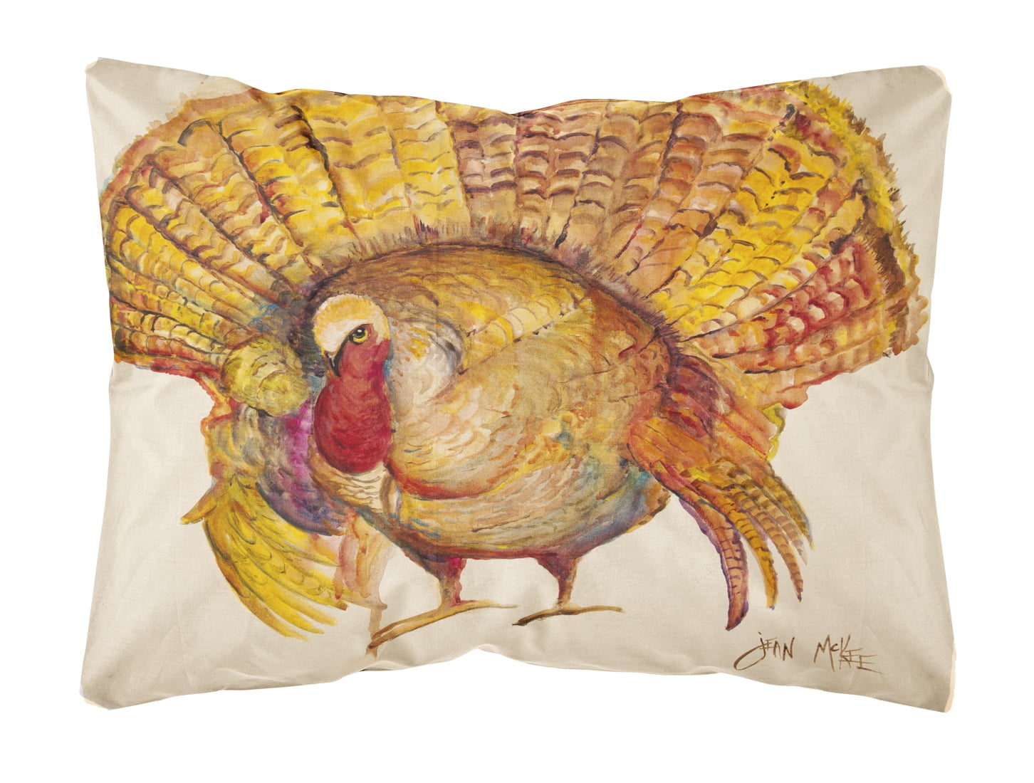 Turkey Canvas Fabric Decorative Pillow