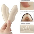 thumbnail image 3 of 4Pairs Heel Grips Liner Cushions Inserts for Loose Shoes,Heel Pads for Shoe Too Big Men Women,Shoe Fit Fillers,Prevent Heel Slip and Blister(RosyBrownBlack Foam, 6Pairs), 3 of 6