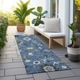 thumbnail image 6 of Addison Rugs Chantille Indoor/Outdoor Traditional Oushak Blue Washable Runner Rug, 2'3" x 7'6", 6 of 6
