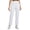 White, variant on Women's Golf Pants, High Waisted Stretch Casual Travel Pants, 7/8 Ankle Business Work Slacks with 4 Pockets