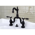 thumbnail image 2 of Kingston Brass KS7975TAL Standard Mount Bridge Bathroom Faucet, Oil Rubbed Bronze, 2 of 5