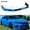 Boost Blue B637P, variant on Front Lip 4 Piece Compatible with Honda Civic Sedan Hatch 2022-2024 V3 Style Winglet Front Bumper Lip Splitter (Glossy Black NH731P)