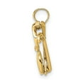 thumbnail image 2 of Auriga Fine Jewelry 14K Yellow Gold 3D Yellow Enameled Sunglasses Moveable Charm (L - 17.8 mm, W - 5.26 mm), 2 of 5