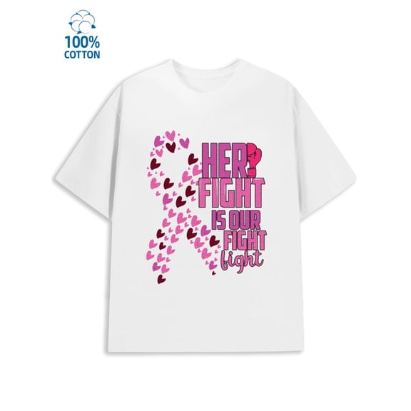 Her Fight T-Shirt men lover white Breathable fabric, crew neck, short sleeves taylor gift Fashion Unisex Shirt Graphic tshirts Unique Design Unisex Shirt Graphic tshirts