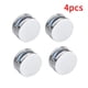 thumbnail image 1 of Espejo De Baño Sin Marco, Kit De Fijación Para Colgar En La Pared De Cristal, Herrajes, Clips Con Resorte De Efecto Plateado Cromado De Metal Speravity HA017898-00, 1 of 7