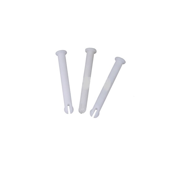 Pool Central Long Lock Pins For Swimming Pool Vacuum Handles Accessory 3pc 2"- White