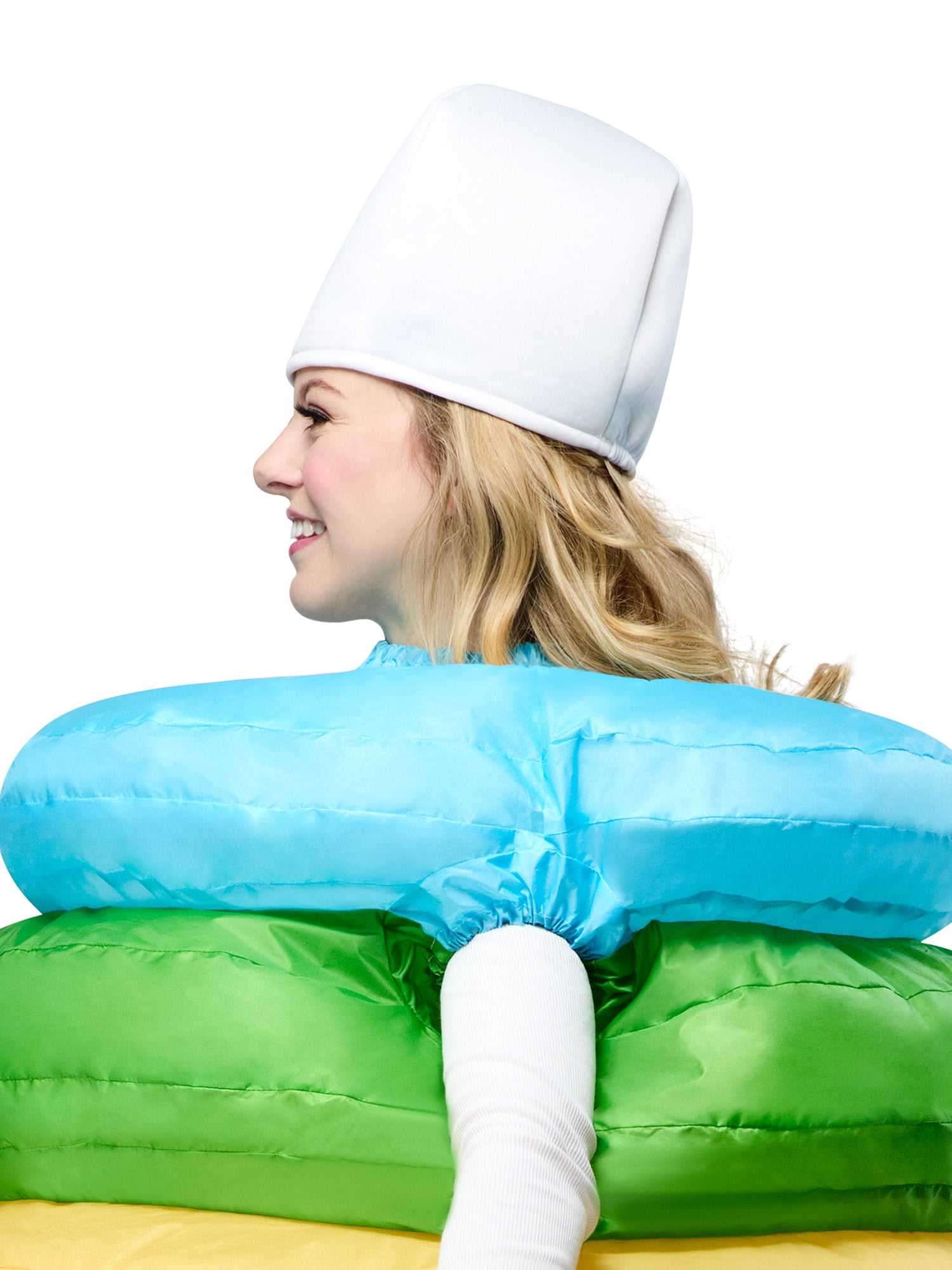 Fisher Price Rock-A-Stack Toy Inflatable Costume for Adults by Rubies, Unisex