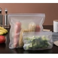 thumbnail image 5 of 5Pcs Reusable Storage Bags Food Bag Sandwich Snack Storage Plastic Ziplock Container BPA FREE Flat Freezer Bags Leakproof Reusable Sandwich Bags Food Grade Kids Snack Bags, 5 of 6