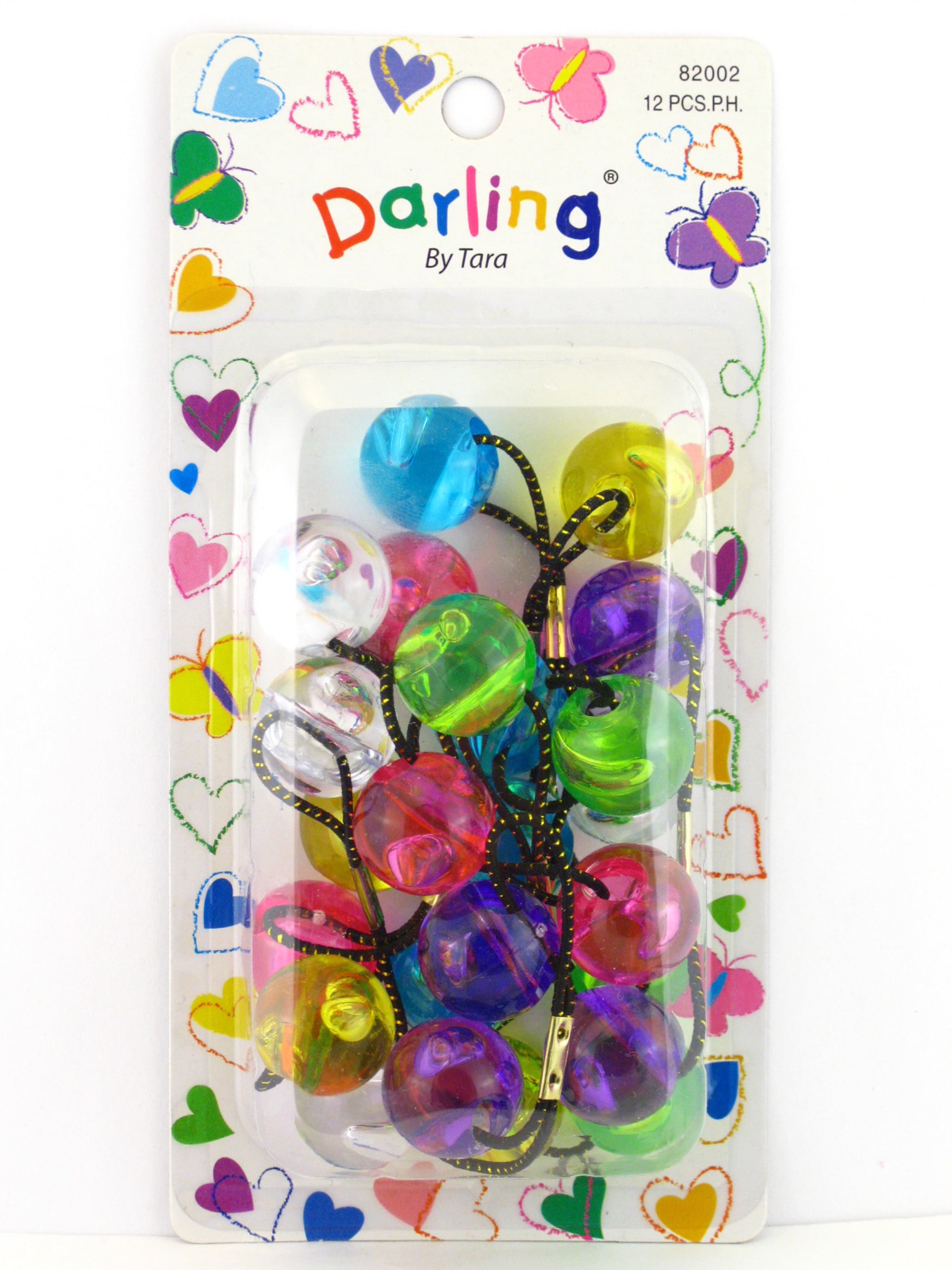Tara Darling By Tara Twinbead Bubble Ponytail Elastics 12 Pcs