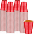 thumbnail image 2 of 50pcs Disposable Plastic Cups Everyday Use Sturdy Plastic Party Cups For All Occasions Available In Many Color Party Supplies Blue 50pcs, 2 of 6