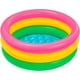 thumbnail image 1 of Inflatable round pool 3 rings + inflatable base 61 x 22 cm, 28 l, Blue, pink, green, 1 of 5