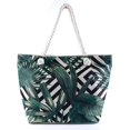 thumbnail image 2 of Bolso de playa grande para mujer, bolso de mano resistente al agua y a la arena con bolsillo interior y cremallera, 2 of 5